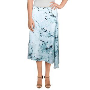 ***New With Tags***Alfani Womens Printed Asymmetric Wrap A-Line Skirt